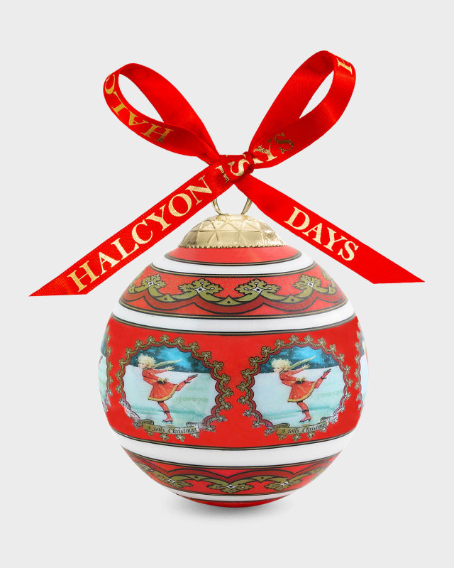 Christmas Ice Skating Bauble Christmas Ornament